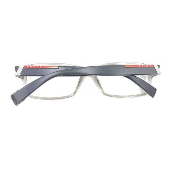 Prada VPS 05C HA9-1O1 Translucent Gray Eyeglasses Frames 56-17 140 Italy - Picture 11 of 12